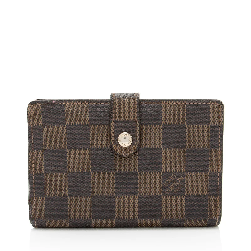 Vintage-style money clips for collectors Louis Vuitton Damier Ebene French Wallet