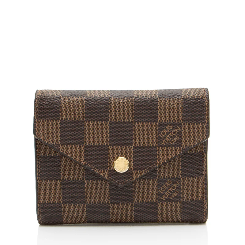 Money clips with RFID protection Louis Vuitton Damier Ebene Victorine Wallet