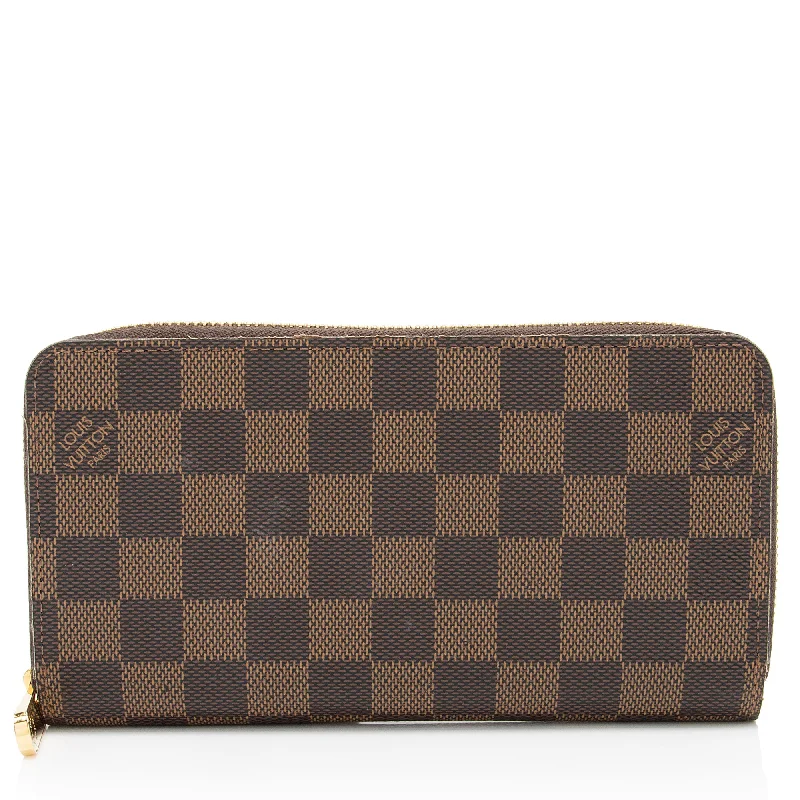 How to clean and maintain metal money clips Louis Vuitton Damier Ebene Zippy Wallet