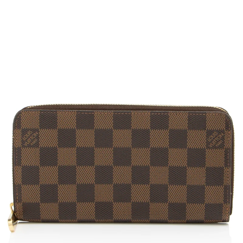 How to clean and maintain metal money clips Louis Vuitton Damier Ebene Zippy Wallet