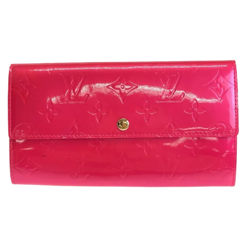 Eco-friendly money clips made from sustainable materials Louis Vuitton Vernis Long Wallet Fuchsia Pink Eco-friendly money clips made from sustainable materials Louis Vuitton Vernis Long Wallet Fuchsia Pink