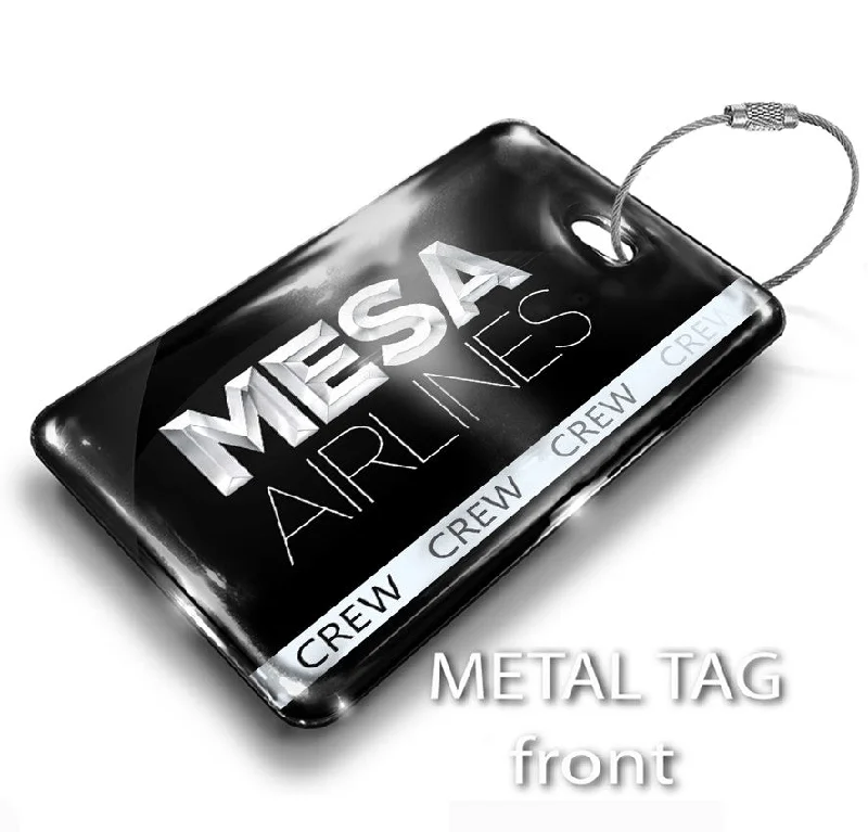 Magnetic-Closure Passport Covers & Wallets for Quick AccessMesa Airlines Logo Black