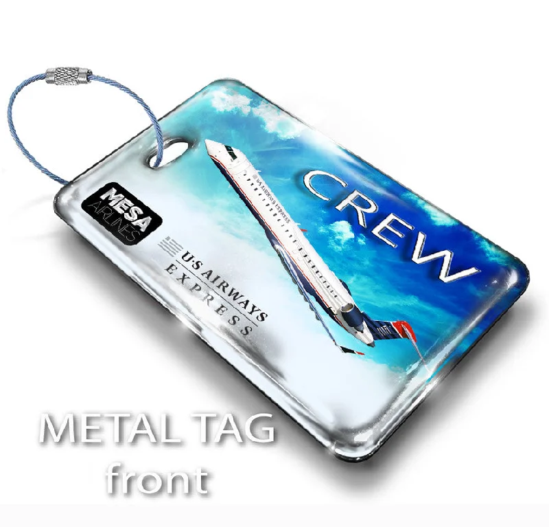 Foldable Passport Covers & Wallets Made of Flexible PVC for Easy StorageMesa Airlines US Airways CRJ 900