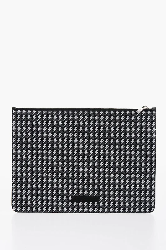 How to choose the right money clip Neil Barrett All-Over Logo Leather Pouch