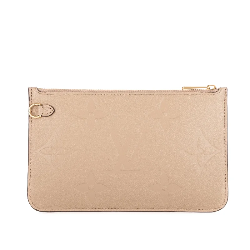 Luxury leather money clips with card slots Neverfull Pochette