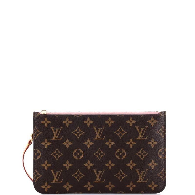 Top-rated money clips for everyday use Neverfull Pochette Monogram Canvas Large
