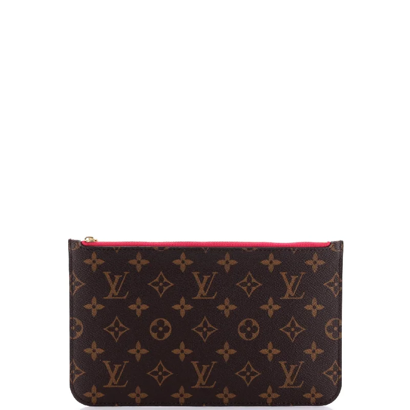 Best money clips for cash and cards Neverfull Pochette Monogram Canvas Large