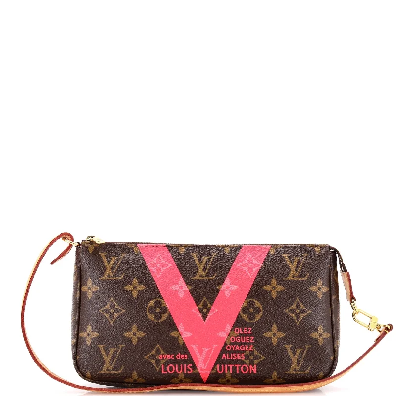 Vintage-style money clips for collectors Pochette Accessoires NM Limited Edition V Monogram Canvas Vintage-style money clips for collectors Pochette Accessoires NM Limited Edition V Monogram Canvas