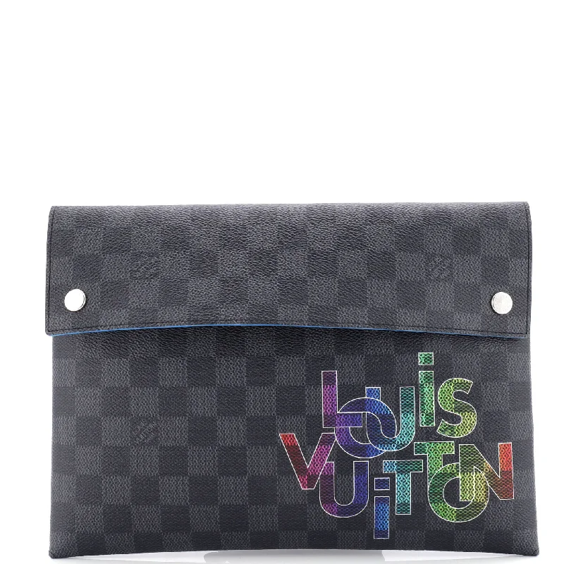 Elegant money clips for weddings Pochette Alpha Triple Limited Edition Interlinked Logo Damier Graphite Elegant money clips for weddings Pochette Alpha Triple Limited Edition Interlinked Logo Damier Graphite
