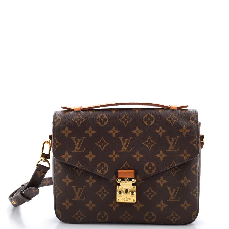 How to clean and maintain metal money clips Pochette Metis Monogram Canvas