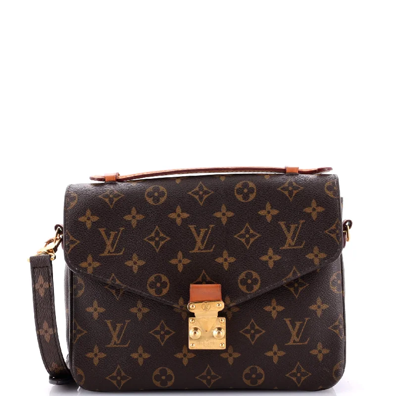 Lightweight money clips for travel Pochette Metis Monogram Canvas East West