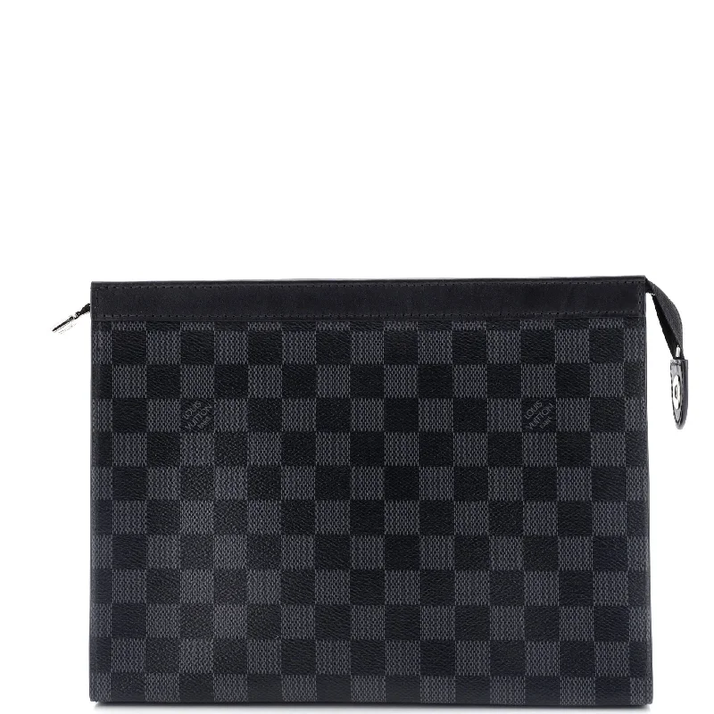 Money clips with magnetic closure Pochette Voyage Damier Graphite MM