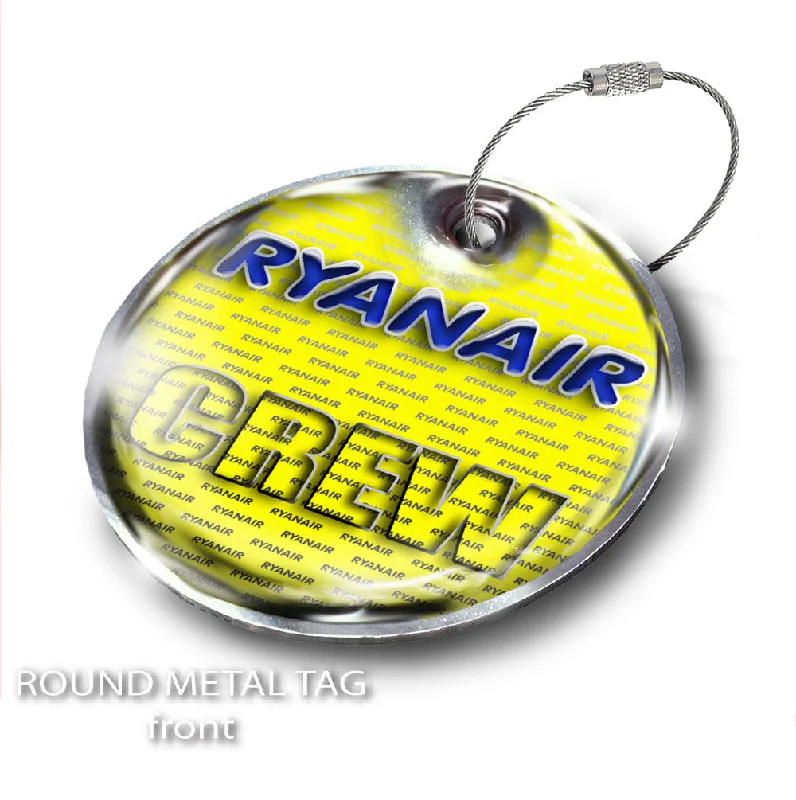 Cowhide Leather Passport Covers & Wallets with a Rustic Western LookRyanair Logo (Yellow)