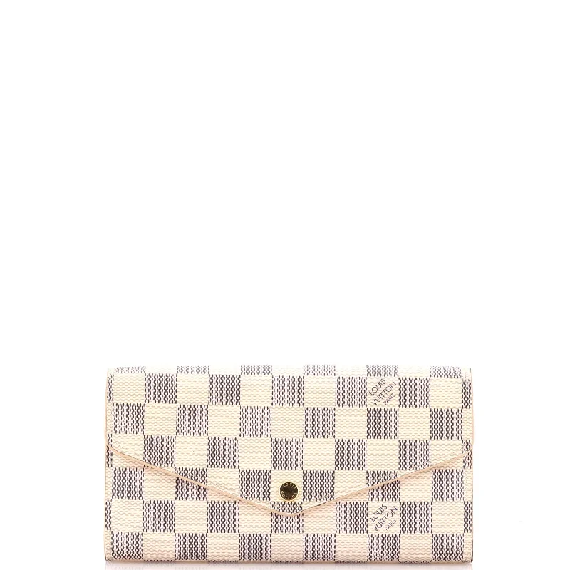 Stainless steel money clips for durability Sarah Wallet NM Damier