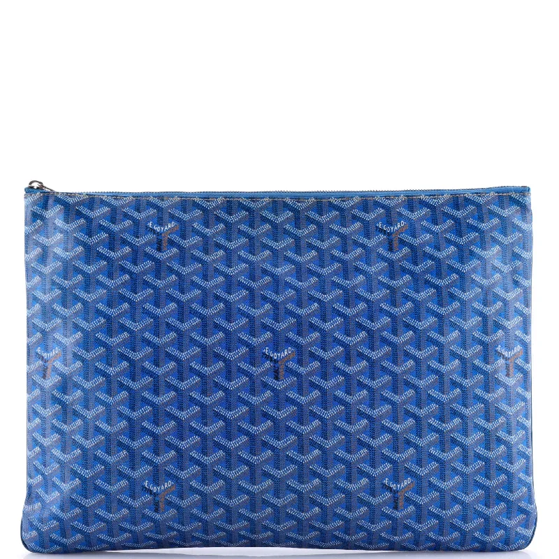 Eco-friendly money clips made from sustainable materials Senat Zip Pouch Coated Canvas GM
