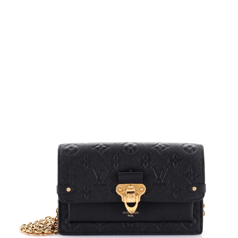 Money clips for women with sleek designs Vavin Chain Wallet NM Monogram Empreinte Leather