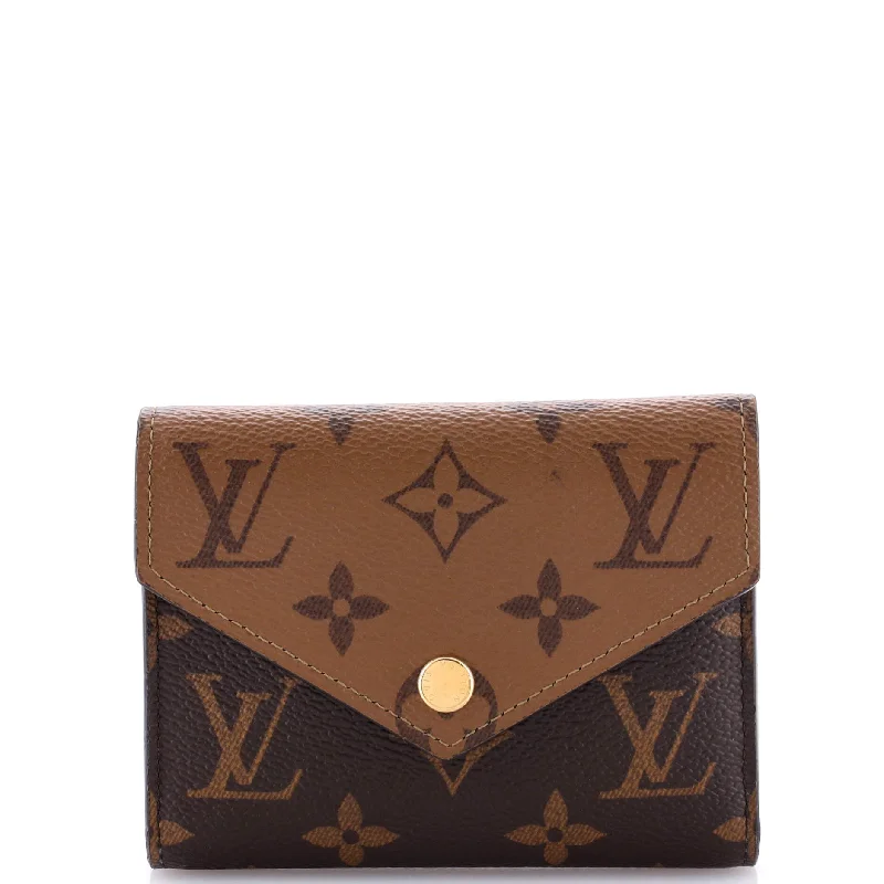 Slim money clips for minimalist wallets Victorine Wallet Reverse Monogram Canvas
