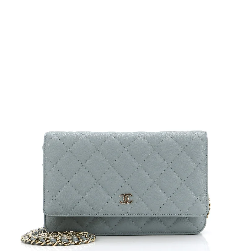 Top-rated money clips for everyday use Wallet on Chain Quilted Caviar
