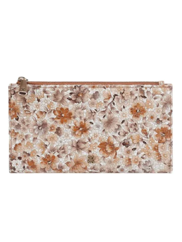 Money clips for holding large amounts of cash Women's Jill Large Bifold Wallet In Sepia Bloom Money clips for holding large amounts of cash Women's Jill Large Bifold Wallet In Sepia Bloom