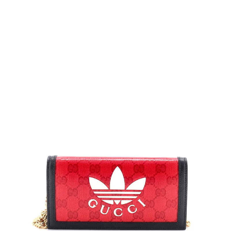 Eco-friendly money clips made from sustainable materials x adidas Wallet on Chain GG Coated Canvas Eco-friendly money clips made from sustainable materials x adidas Wallet on Chain GG Coated Canvas