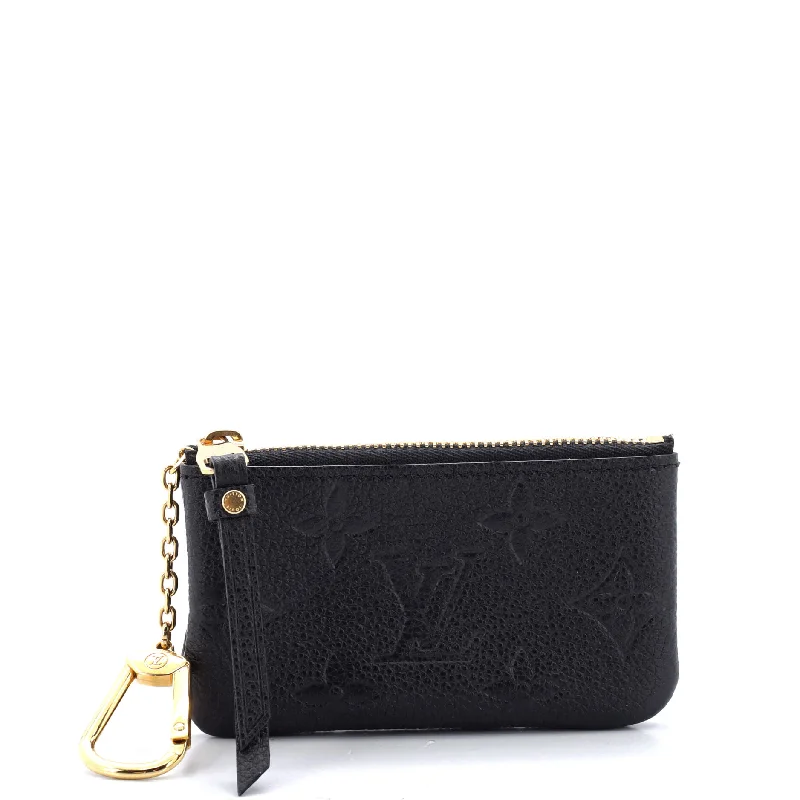 Lightweight money clips for travel Zip Key Pouch Monogram Empreinte Leather