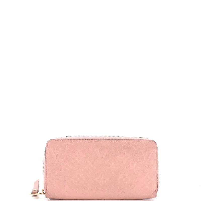 Lightweight money clips for travel Zippy Wallet Monogram Empreinte Leather