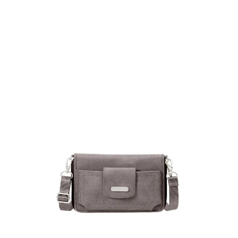 Military - grade phone wallets for rugged useBaggallini Phone Wallet Crossbody RFID